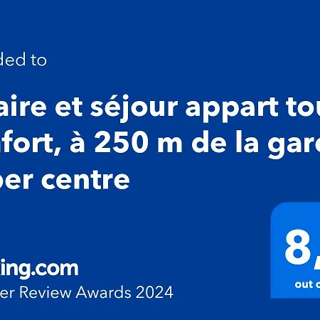 Lägenhet Confort Hyper Centre, Proche Gare Avec Balcon