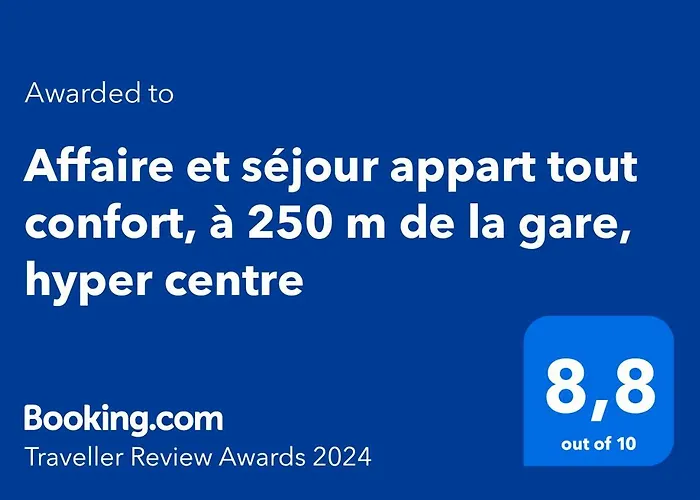 Apartament Confort Hyper Centre, Proche Gare Avec Balcon